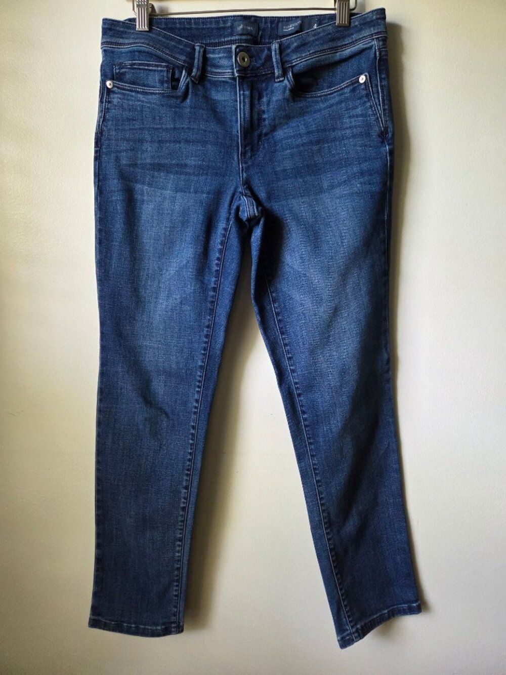 EUC J JIL LAUTHENTIC FIT SLIM ANKLE COTTON TENCEL STRETCH JEANS SIZE 4